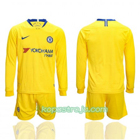 Billiga Fotbollströjor Chelsea Barn Borta tröja 2018/19 Långärmad